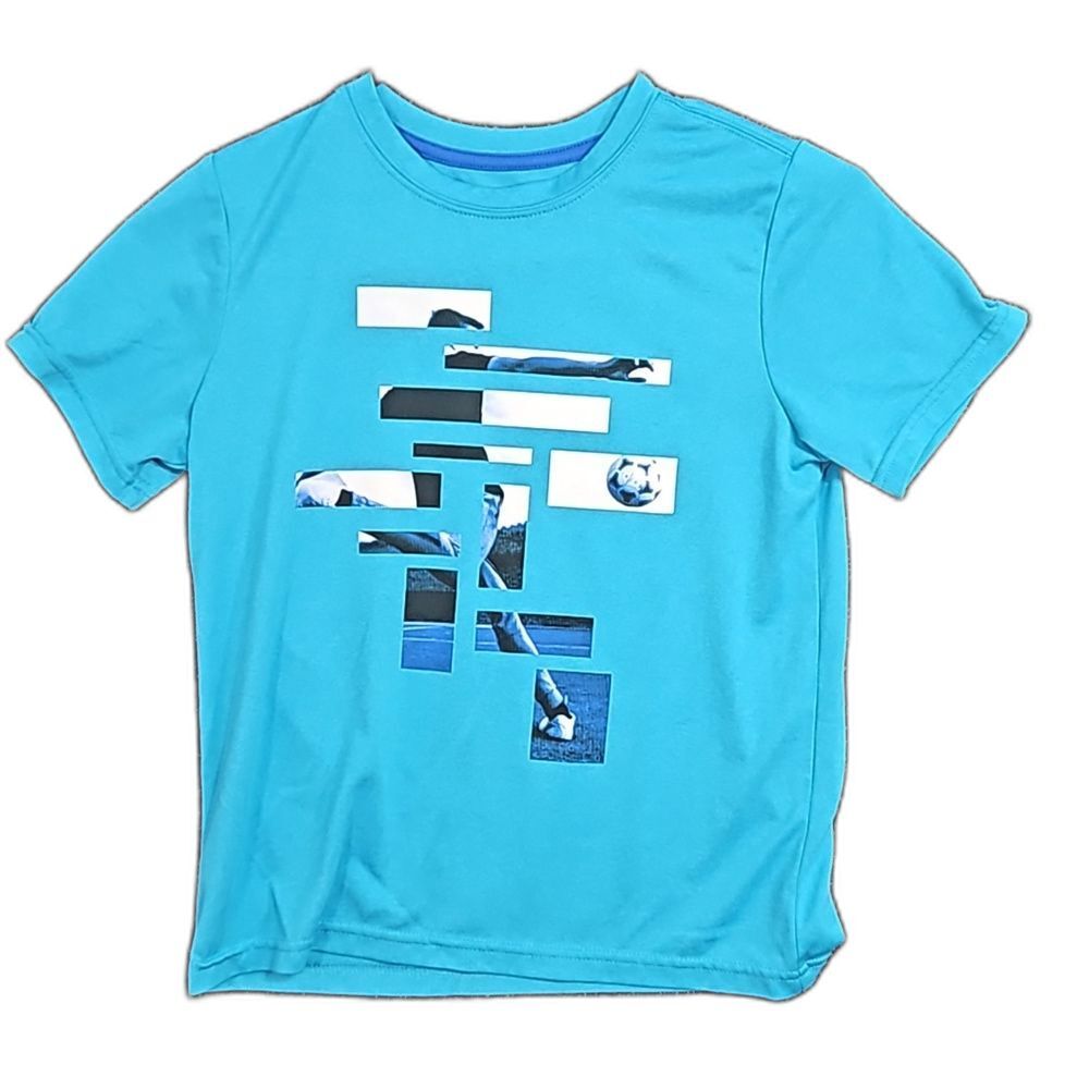 Xersion Kids Size Small 8 Quick-Dri Soccer Graphic T-Shirt